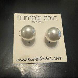 Humble Chic Faux Pearl Earrings